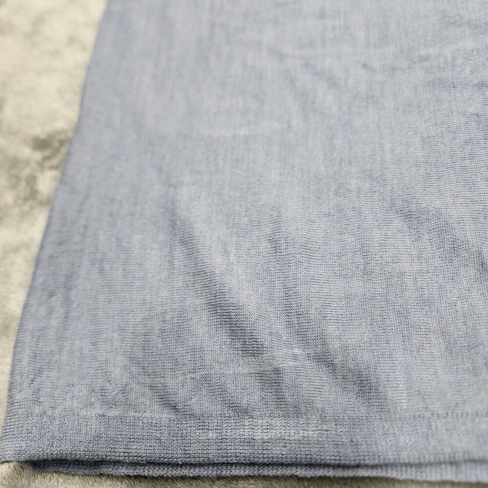 Eileen Fisher Women's 3/4 Sleeve Blue Top Shirt Blouse Size S - Picture 11 of 12